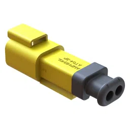 AMPHENOL SINE/TUCHEL AUTOMOTIVE HOUSING, RCPT, 2POS, 13A, AT04-2P-SR01YEL-picture-47