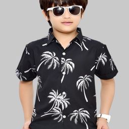 BAESD Boys Comfort Floral Opaque Printed Casual Shirt-picture-2