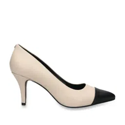 Bagatt Women's Jemila Off White Stiletto Pumps-image-1