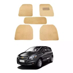 Auto Pearl MA3O57 PVC and Plastic Standard Mat for Chevrolet Uva 2005-2015 (Beige)-image-43
