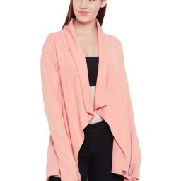 Hypernation Peach Cotton Shrug-picture-39