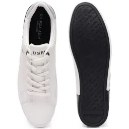 U.S. Polo Assn. Men's PLANAL 2.0 Black & White Sneakers image 3
