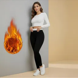 Knots N Stiches Women High-Waisted Thermal Bottoms-picture-24