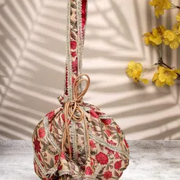 Dhrohar Embroidered Wrist Loop Potli-image-17