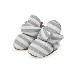 NESKA MODA Kids Cotton Striped Booties-picture-12