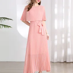 JC Collection Women Striped Maxi Dress image 3