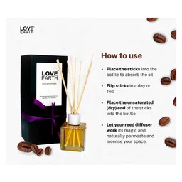 Love Earth Premium Reed Diffuser Coffee - 30 ml image 4