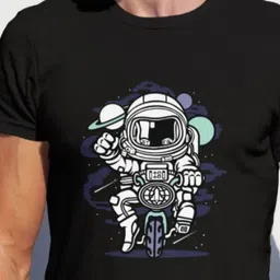 Moda Rapido Men Graphic Printed Round Neck Cotton T-shirt image 2