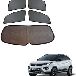 kozdiko Side Window, Rear Window Sun Shade For Tata Nexon image 1