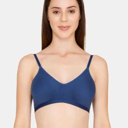 Zivame Blue Non Wired Non Padded T-Shirt Bra-picture-16