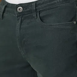 Van Heusen Black Cotton Skinny Fit Jeans image 4