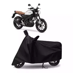 Auto Pearl Bike Cover for Yamaha XSR155 (Black)-picture-38