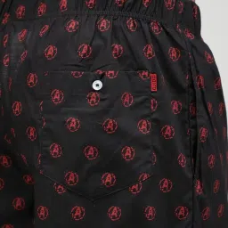 Zoiro Black Cotton Regular Fit Printed Boxers image 4