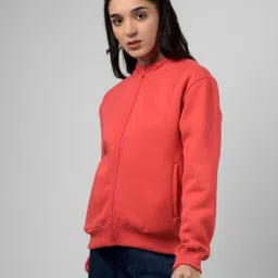 Numero Uno Coral Solid Long Sleeves Sweatshirt image 4