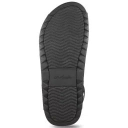 Da Vinchi by Metro Men's Black Back Strap Sandals image 4