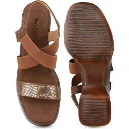 Inc.5 Women's Brown Sling Back Sandals image 4