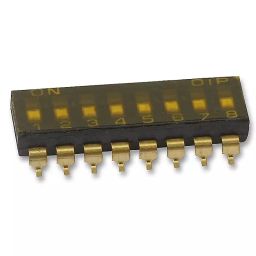 MULTICOMP PRO DIP Switches & SIP Switches SWITCH, DIL, SMD, 8WAY, MCDM(R)-08-T-picture-45