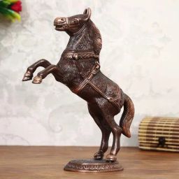 eCraftIndia Decorative Jumping Horse Antique Showpiece-picture-35
