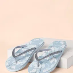 Forever Glam by Pantaloons Women's Silver Flip Flops-image-14