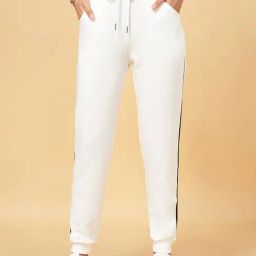 People by Pantaloons White Mid Rise Track Pants-picture-40