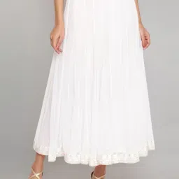 W White Regular Fit Skirt-picture-23
