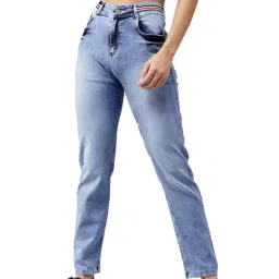 DOLCE CRUDO Light Blue Regular Fit Jeans-picture-18