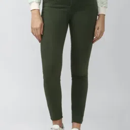 Van Heusen Green Skinny Fit Mid Rise Jeans-picture-42
