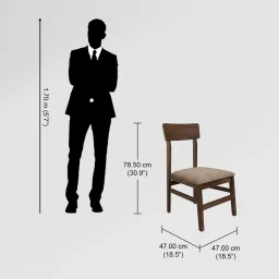 Godrej Interio Ace Pro Brown ?Rubber Wood 4 Seater Square Dining Set image 4