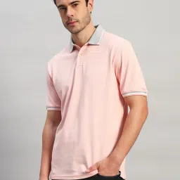 Cantabil Peach Plain T-Shirt image 4
