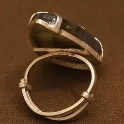 Jaypore Silver Nilani Statement Ring image 4