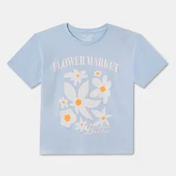 R&B Kids Blue Graphic Regular Fit T-Shirt-picture-29