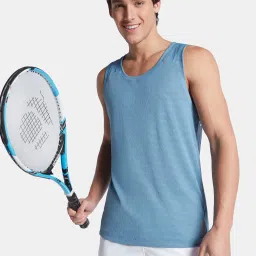 Jockey Blue Microfibre Solid Sleeveless Vests image 4