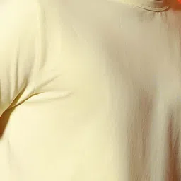 SUBTRACT Lemon Yellow Regular Fit Crew T-Shirt image 4