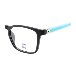 SeeSaw Black Wayfarer Eye Framesfor Kids image 5