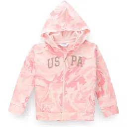 U.S. Polo Assn. Kids Pink Camouflage Full Sleeves Sweatshirt-picture-43
