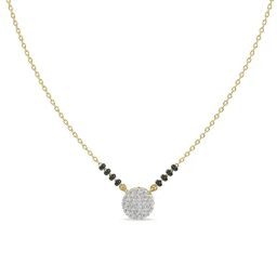 Emori 18k Yellow Gold & Diamond Aanya Mangalsutra-picture-17