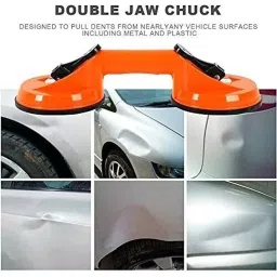 Flamingo Glass Carrying Handle/Lifter Puller 2 Cups 22 cm Plastic Orange image 3