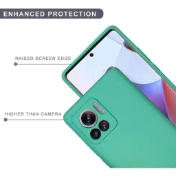 Sprig Liquid Silicone Back Cover for Motorola Edge 30 Ultra (Green) image 4