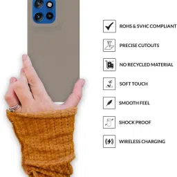 Sprig Back Cover for MOTOROLA EDGE 50 NEO (Brown) image 4