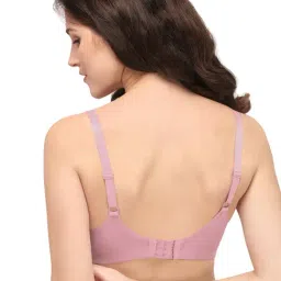 Soie Black & Pink Non-Wired Full Coverage T-Shirt Bra - Pack of 2 image 2