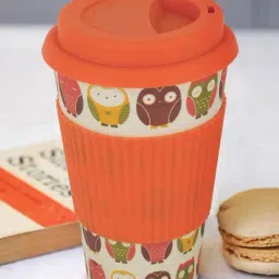 Freelance Orange Bamboo Set of 1 Mugs-image-13