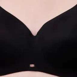 Soie Black & Pink Non-Wired Full Coverage T-Shirt Bra - Pack of 2 image 5