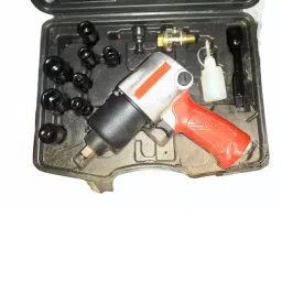 INTECO Air Impact Wrench Kit 1/2 inch (12.7 mm) Square Drive and 576 Nm Torque, AT 239KSG image 2