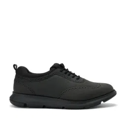 Urban Ranger by Pantaloons Men's Black Brogue Shoes-image-34