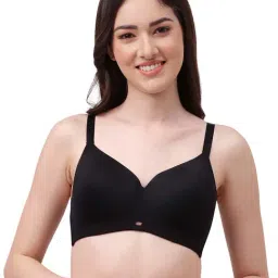 Soie Black & Pink Non-Wired Full Coverage T-Shirt Bra - Pack of 2 image 3