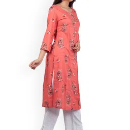Neelokurti Floral Printed A-Line Kurta image 2