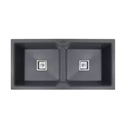 LIPKA Kitchen Sink 1128x500x230 mm Matte Finish Stainless Steel Double Bowl, QZDB03-SG-image-87