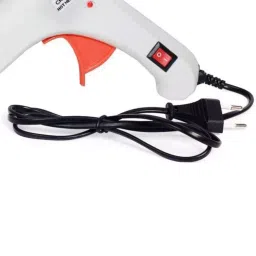 CRAFTYGUN 20 W Glue Gun with 10 Sticks ON OFF Switch & Indicator 7 mm Stick Diameter White, SH_(WHITEE)MINI-20WWT-10-ST image 2