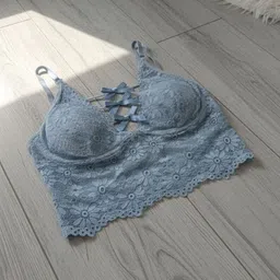 FIMBUL Floral Bralette Bra Full Coverage Lightly Padded image 3