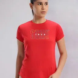 SZN Women Printed Applique T-shirt image 1